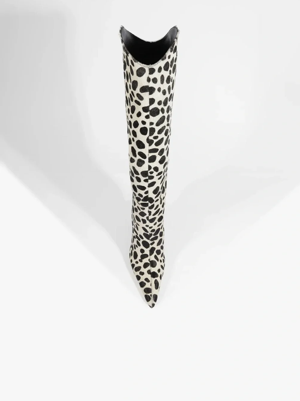 SCHUTZ Maryann Up Curve Calf Hair Boots Sz 7